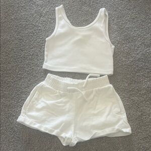 Zara Kids White Matching Set
